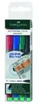 Faber-Castell Marker Multimark 1525 M permanent, 4er Set
