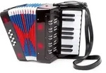 small foot 3304 - Akkordeon Classic, schwarz, Kinder-Musikinstrument, H&ouml;he: 23cm