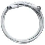 Axing SAT Anschlusskabel [1x F-Stecker - 1x F-Stecker] 1.50m 85 dB Wei&szlig;