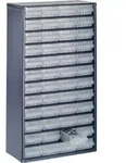 raaco 1248-01 Schubladenschrank (L x B x H) 306 x 150 x 552 mm Anzahl F&auml;cher: 48