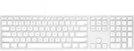 Matias FK318S Wired Aluminium Keyboard for Mac USB Tastatur US-Englisch, QWERTY, Mac