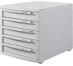 HAN CONTUR 1505-11 Schubladenbox Lichtgrau DIN A4, DIN B4, DIN C4 Anzahl der