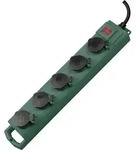 Brennenstuhl 1159910215 Outdoor Steckdosenleiste mit Schalter 5fach Gr&uuml;n