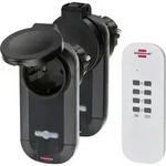 Brennenstuhl RC CE1 0201 1507030 Funk Steckdosen-Set 3teilig Au&szlig;enbereich 1000W