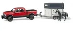 bruder 02501 RAM 2500 Power Wagon + Pferdeanh&auml;nger mit Pferd