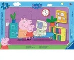 Rahmenpuzzle Ravensburger PP: Peppa am Computer 15 Teile