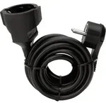 Kopp 143505080 Strom Verl&auml;ngerungskabel Schwarz 2.00m H05VV-F 3G 1,5mm2