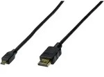 Digitus HDMI Anschlusskabel HDMI-A Stecker, HDMI-Micro-D Stecker 1.00 m Schwarz
