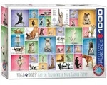 Puzzle 1000 Teile - Yoga Dogs