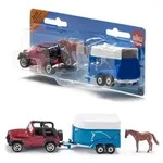 Siku 1651 Jeep mit Pferdeanh&auml;nger