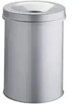 Durable Safe 330610 Papierkorb 30l (&Oslash; x H) 315mm x 492mm Metall Grau 1St.