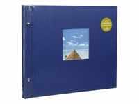 Goldbuch Bella Vista blau 39x31 Schraubalbum 40 weiße Seiten