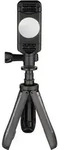 Hama Pocket Ministativ 1/4 Zoll Arbeitsh&ouml;he=10 - 20cm Schwarz inkl. Smartphonehalter