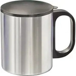 MATO interpr&auml;sent Thermobecher Edelstahl (geb&uuml;rstet), Schwarz 0.280l 4119