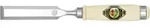 Stechbeitel Schneiden-B.4mm m.2 Stahlzw.Wei&szlig;buchenh.Ulmer Form KIRSCHEN