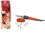 Brandmalkolben mit 9 Aufs&auml;tzen Euro Stecker 230V/30W