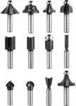 Kwb 757290 Fr&auml;sset Schaftdurchmesser 8mm 12teilig