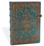 Hardcover Notizbuch Azurblau, Midi, Liniert