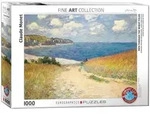 Strandweg zwischen Weizenfeldern von Claude Monet 1000 Teile