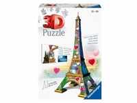 Ravensburger 11183 - Eiffelturm Love Edition, 3D Puzzle, 216 Teile