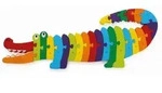 Puzzle Krokodil ABC (Kinderpuzzle)