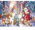 Puzzle Ravensburger Waldweihnacht 100 Teile XXL