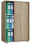 B&uuml;roschrank Aktenschrank Schiebet&uuml;ren Lona 3fach