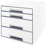 Leitz WOW Cube 5213 5213-20-01 Schubladenbox Wei&szlig; 4 x DIN A4 Anzahl der