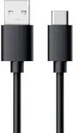 RealPower USB-Kabel USB 2.0 USB-A Stecker, USB-C&reg; Stecker 0.60 m Schwarz 255650
