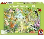 Puzzle Schmidt Spiele Tiere im Wald 100 Teile