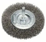 Bosch Accessories Scheibenb&uuml;rste, gewellt, rostfrei, 80 mm, 0,2 mm, 4 mm, 4500 U/