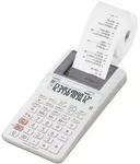 Casio HR-8RCE-WE Druckender Tischrechner Wei&szlig; Display (Stellen): 12