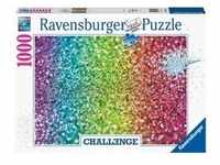Ravensburger Challenge Puzzle 16745 - Glitzer - 1000 Teile Puzzle für Erwachsene und