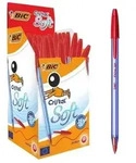 BIC Kugelschreiber Cristal Original Medium 0.35mm rot, 50er Set