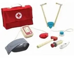 Holz-Spielzeug DOKTOR-SET 6-teilig