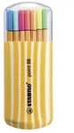 STABILO Fineliner point 88, 20er Zebrui Neon