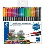 STAEDTLER Doppelfasermaler Duo permanent 36er Set