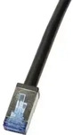 LogiLink CQ7123S RJ45 Patchkabel CAT 6a S/FTP 30.00 m Schwarz Geschirmt,