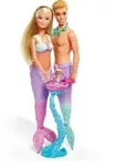 Simba 105733524 - Steffi Love, Mermaid Family, Ankleidepuppen mit Zubeh&ouml;r