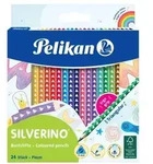 Pelikan Buntstifte SILVERINO dreieckig d&uuml;nn, 24er Set