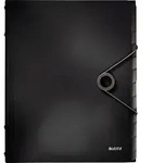 Leitz 4570-10-95 Ordnungsmappe Schwarz DIN A4 Polypropylen Anzahl der F&auml;cher: 12