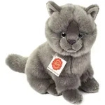 Teddy Hermann 91825 - Katze Kart&auml;user sitzend, Pl&uuml;schtier, 20 cm