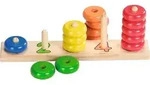 Sortierspiel Lerne Z&auml;hlen mit Ringen