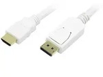 LogiLink DisplayPort / HDMI Adapterkabel DisplayPort Stecker, HDMI-A Stecker 2.00 m