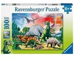 Puzzle Ravensburger Unter Dinosauriern 100 Teile XXL