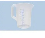 H&uuml;nersdorff 937000 Messbecher 2000 ml Kunststoff