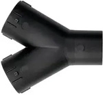 Metabo 630897000 Y-Doppelanschluss Passend f&uuml;r Sauganschluss: 35 mm, 44 mm, 58 mm