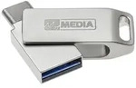 MyMEDIA My Dual USB 3.2 Gen 1 /USB C Drive 32GB USB-Stick 32 GB Silber 69269 USB-A