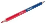 Pelikan Silbentrennstift, Buntstift Rot+Blau zum Silbentrennen, dick, dreieckig, 1
