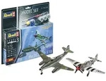Modellbau Model Set Combat Set Me262 & P-51B Mustang